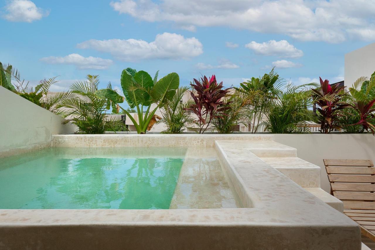 2 Bedbath Private Rooftop & Pool For 6 Tulum Exterior photo